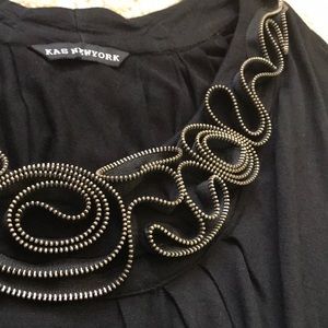 Kas New York Tops - NWOT⭐️ Kas New York Short Sleeve Black Loose Top Kas New York Tops - NWOT⭐️ Kas New York Short Sleeve Black Loose Top